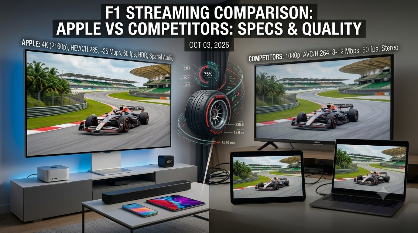 Watch F1 on Apple vs Competitors: Full Comparison of Specs, Cameras & Value for Money